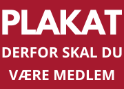 Plakat: Derfor skal du være medlem